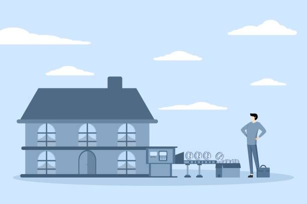 istockphoto-1453313423-612×612 rich businessman earn money faucet stream from house rent, Concept Make money on house rent or sale, real estate or property investment, real estate income or profit earning, real estate concept.